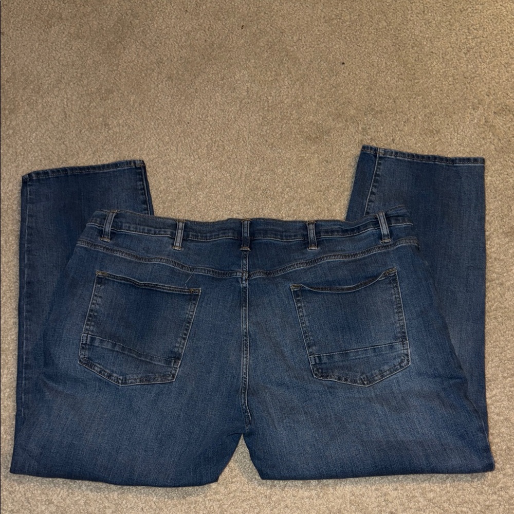 Arizona Jean Company Men's Dark Wash Relaxed Jeans - Picture 3 of 4